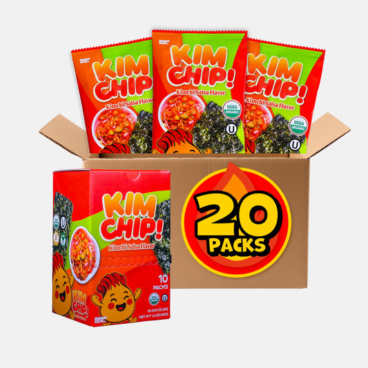KIMCHIP! - Spicy Seaweed Snacks (20 packs)